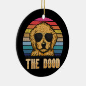 Retro Goldendole The Dood Gift Dad mama Keramisch Ornament (Rechts)