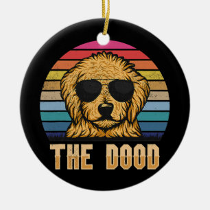 Retro  Goldendole The Dood Gift Dad mama Keramisch Ornament