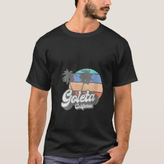 Retro Goleta California CA  Beach Surf V Ne T-shirt