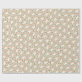 Retro Golf Abstract Patroon Inpakpapier (Vlak)