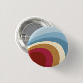 Retro golf Abstracte Kunst Ronde Button 3,2 Cm (Voorkant /achterkant)