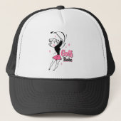 Retro Golf Babe Pet (Voorkant)