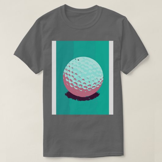 Retro Golf Ball T-shirt (Design voorkant)