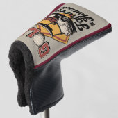 Retro Golf Cart Fairway To Heaver Funny Golfing Golfheadcover (3/4 voorkant)