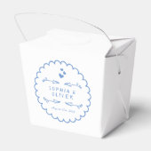 Retro golf doedel geïllustreerde hand geschreven b bedankdoosjes (Achterkant)