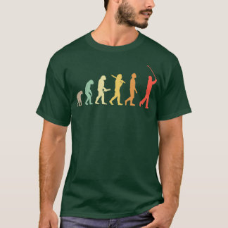 Retro Golf Evolution Gift voor Golfers Golfspelers T-shirt