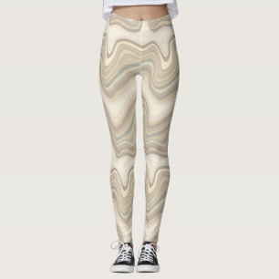retro golf neutraal leggings