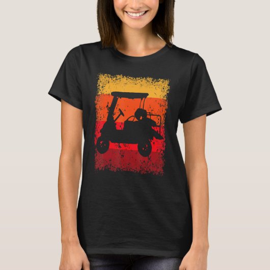 Retro Golf Player Golfer T-shirt (Voorkant)