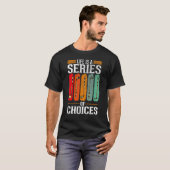 Retro Golf Player Mannen Golfer T-shirt (Voorkant volledig)
