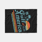 Retro Golf van Amerika 2025 Amerikaanse FLA Fleece Deken (Voorkant (Horizontaal))