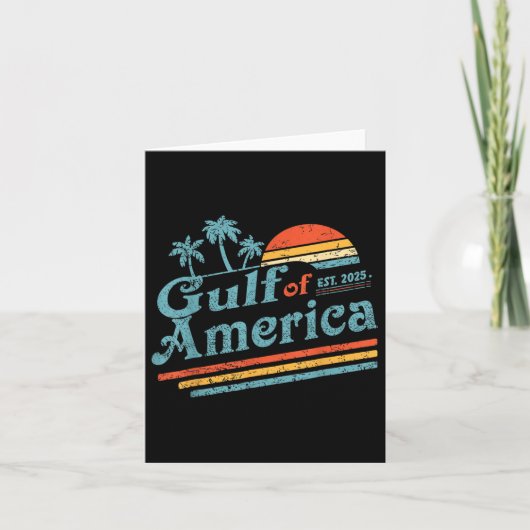 Retro  Golf van Amerika 2025 Amerikaanse FLA Kaart (Voorkant)