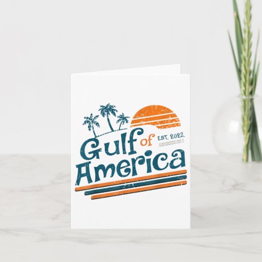Retro Golf van Amerika 2025 Amerikaanse FLA Kaart (Voorkant)