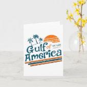 Retro Golf van Amerika 2025 Amerikaanse FLA Kaart (Gele Bloem)