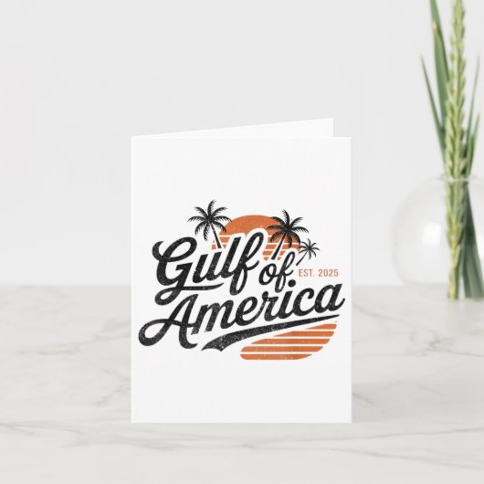 Retro Golf van Amerika 2025 Amerikaanse FLA Kaart (Voorkant)
