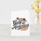Retro Golf van Amerika 2025 Amerikaanse FLA Kaart (Gele Bloem)