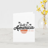Retro Golf van Amerika 2025 Amerikaanse FLA Kaart (Gele Bloem)