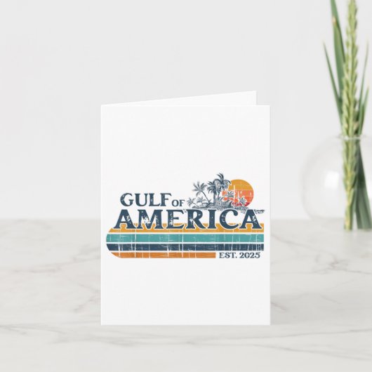 Retro Golf van Amerika 2025 Amerikaanse FLA Kaart (Voorkant)