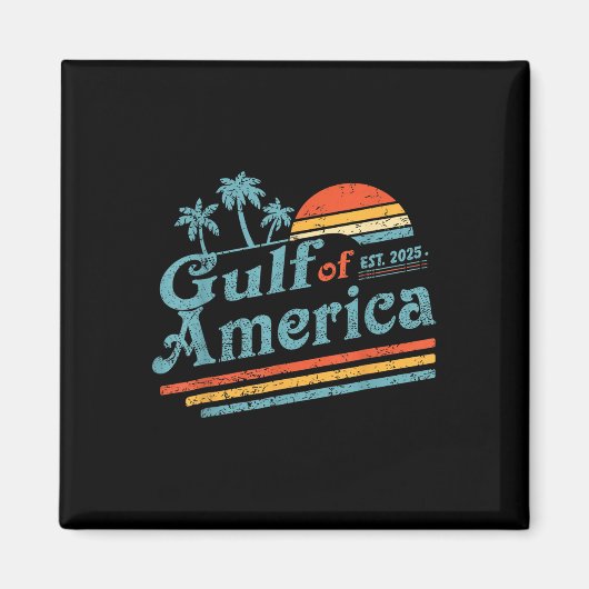 Retro  Golf van Amerika 2025 Amerikaanse FLA Magneet (Voorkant)