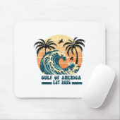 Retro Golf van Amerika 2025 Amerikaanse FLA Muismat (Met muis)