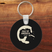 Retro Golf van Amerika 2025 Amerikaanse FLA Sleutelhanger (Voorkant)