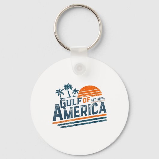 Retro Golf van Amerika 2025 Amerikaanse FLA Sleutelhanger (Voorkant)