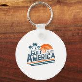 Retro Golf van Amerika 2025 Amerikaanse FLA Sleutelhanger (Voorkant)