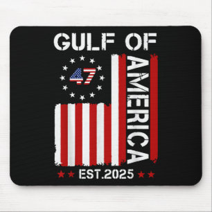 Retro Golf van Amerika 2025 Amerikaanse vlag Golf  Muismat