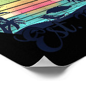 Retro Golf van Amerika 2025 Amerikaanse vlag Golf  Poster (Hoek)