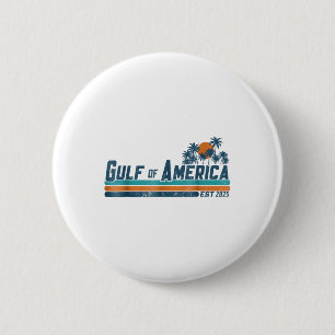 Retro Golf van Amerika 2025 Amerikaanse vlag Golf Ronde Button 5,7 Cm