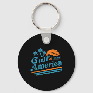 Retro Golf van Amerika 2025 Amerikaanse vlag Golf Sleutelhanger