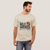Retro  Golf van Amerika en Golf van Mexico T-S T-shirt (Voorkant volledig)