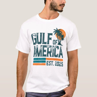 Retro Golf van Amerika EST 2025 Amerikaans T-shirt