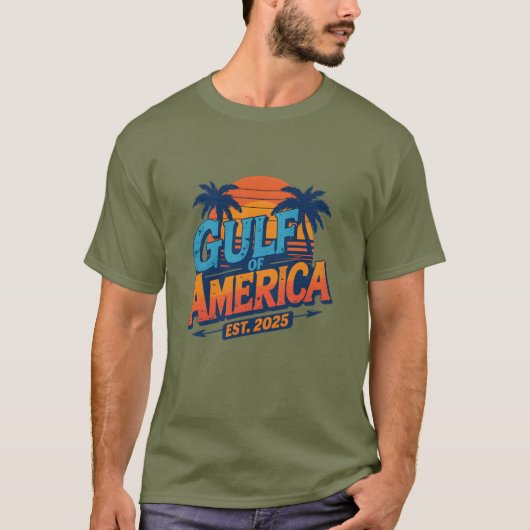Retro  Golf van de Verenigde Staten 2025 Amerikaan T-shirt (Voorkant)