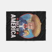 Retro Golf van de VS Amerika EST 2025 Amerikaanse Fleece Deken (Voorkant (Horizontaal))