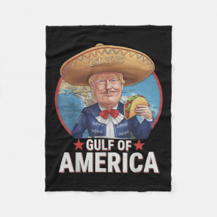 Retro Golf van de VS Amerika EST 2025 Amerikaanse Fleece Deken