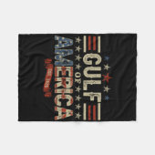 Retro Golf van de VS Amerika EST 2025 Amerikaanse Fleece Deken (Voorkant (Horizontaal))