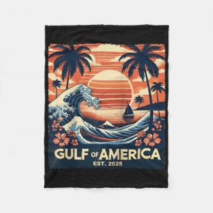 Retro Golf van de VS Amerika EST 2025 Amerikaanse Fleece Deken