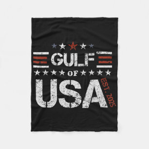 Retro Golf van de VS Amerika EST 2025 Amerikaanse Fleece Deken
