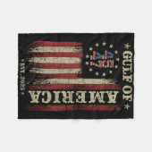 Retro Golf van de VS Amerika EST 2025 Amerikaanse  Fleece Deken (Voorkant (Horizontaal))