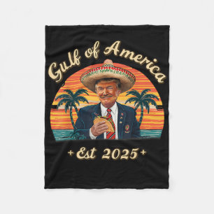 Retro Golf van de VS Amerika EST 2025 Amerikaanse Fleece Deken