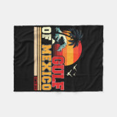 Retro Golf van de VS Amerika EST 2025 Amerikaanse  Fleece Deken (Voorkant (Horizontaal))