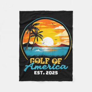 Retro Golf van de VS Amerika EST 2025 Amerikaanse  Fleece Deken