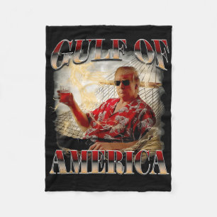 Retro Golf van de VS Amerika EST 2025 Amerikaanse Fleece Deken