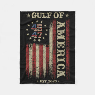 Retro Golf van de VS Amerika EST 2025 Amerikaanse Fleece Deken