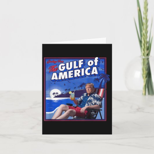 Retro Golf van de VS Amerika EST 2025 Amerikaanse  Kaart (Voorkant)