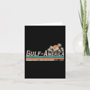 Retro Golf van de VS Amerika EST 2025 Amerikaanse  Kaart