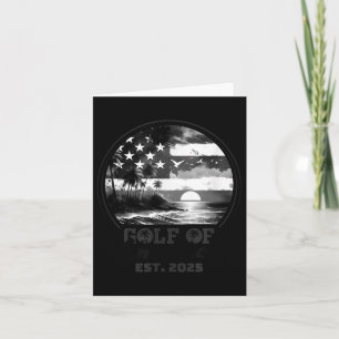 Retro Golf van de VS Amerika EST 2025 Amerikaanse Kaart