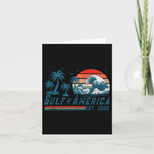 Retro Golf van de VS Amerika EST 2025 Amerikaanse  Kaart