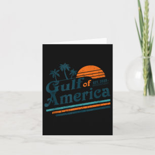 Retro Golf van de VS Amerika EST 2025 Amerikaanse  Kaart