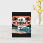 Retro Golf van de VS Amerika EST 2025 Amerikaanse  Kaart (Gele Bloem)